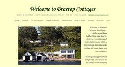 Desktop Screenshot of braetopcottages.com